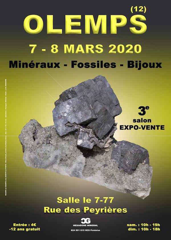 3ème salon bourse aux minéraux fossiles bijoux