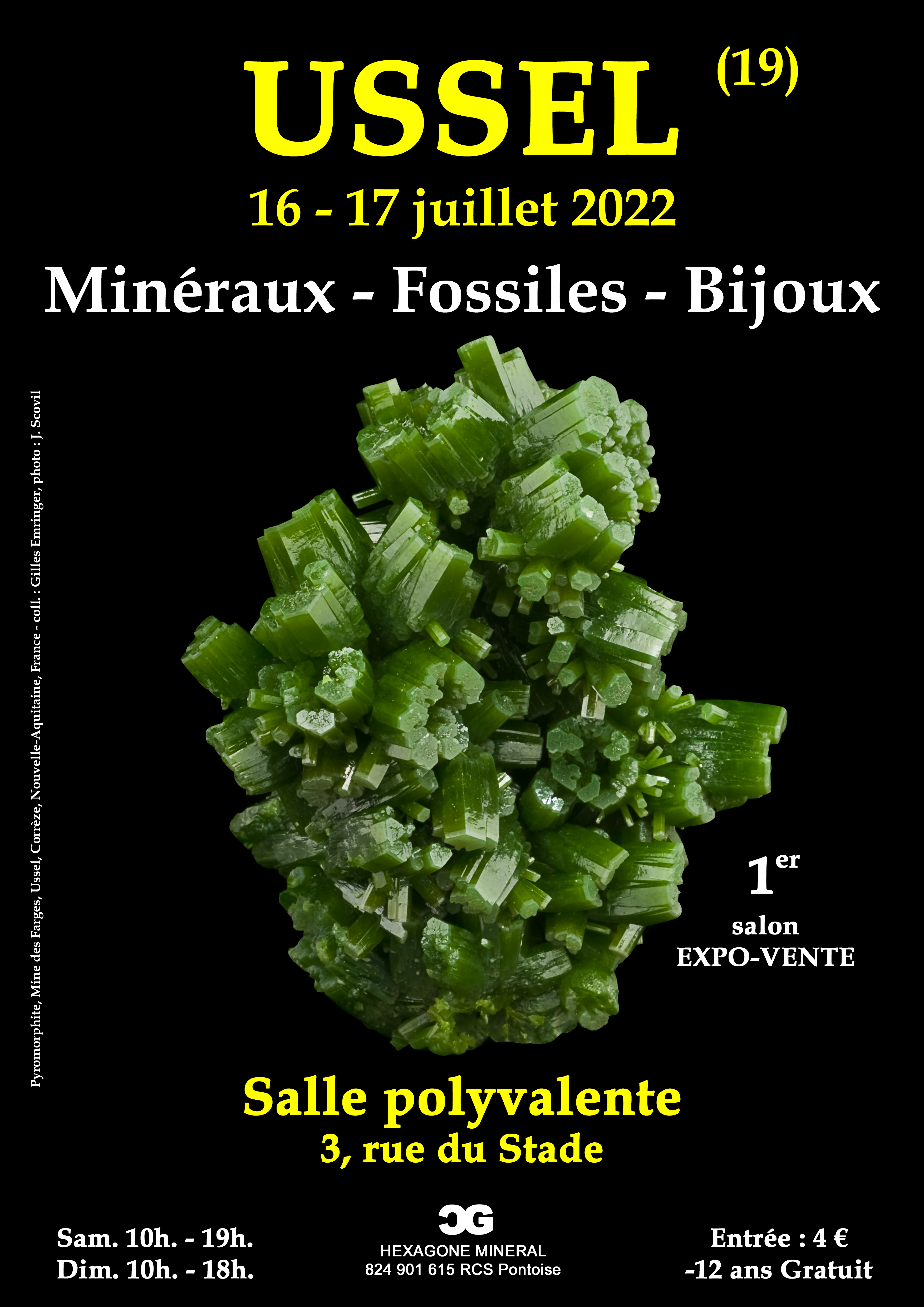 1er Salon minéraux bijoux fossiles