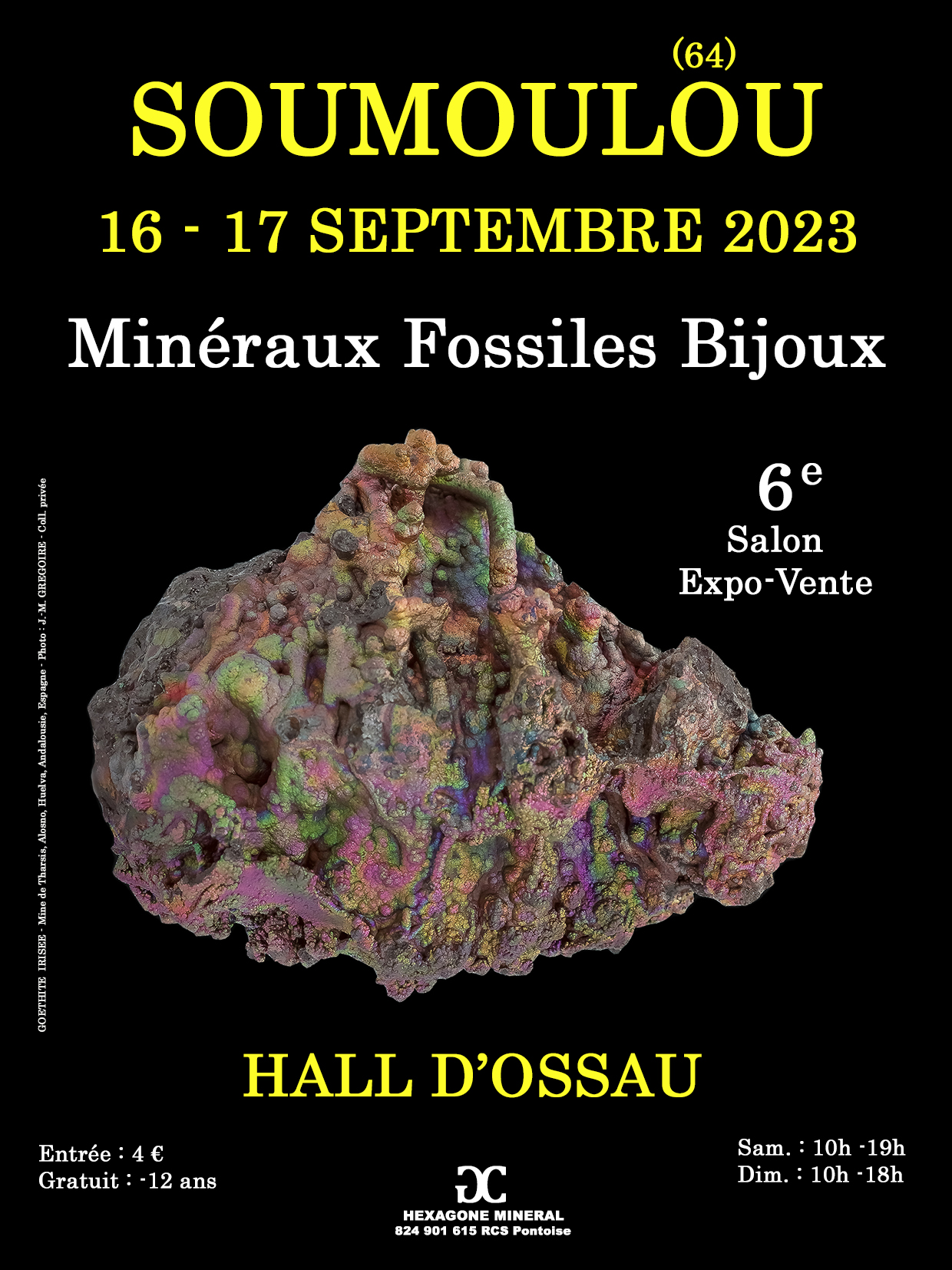 6e Salon minéraux fossiles bijoux d'automne de Soumoulou