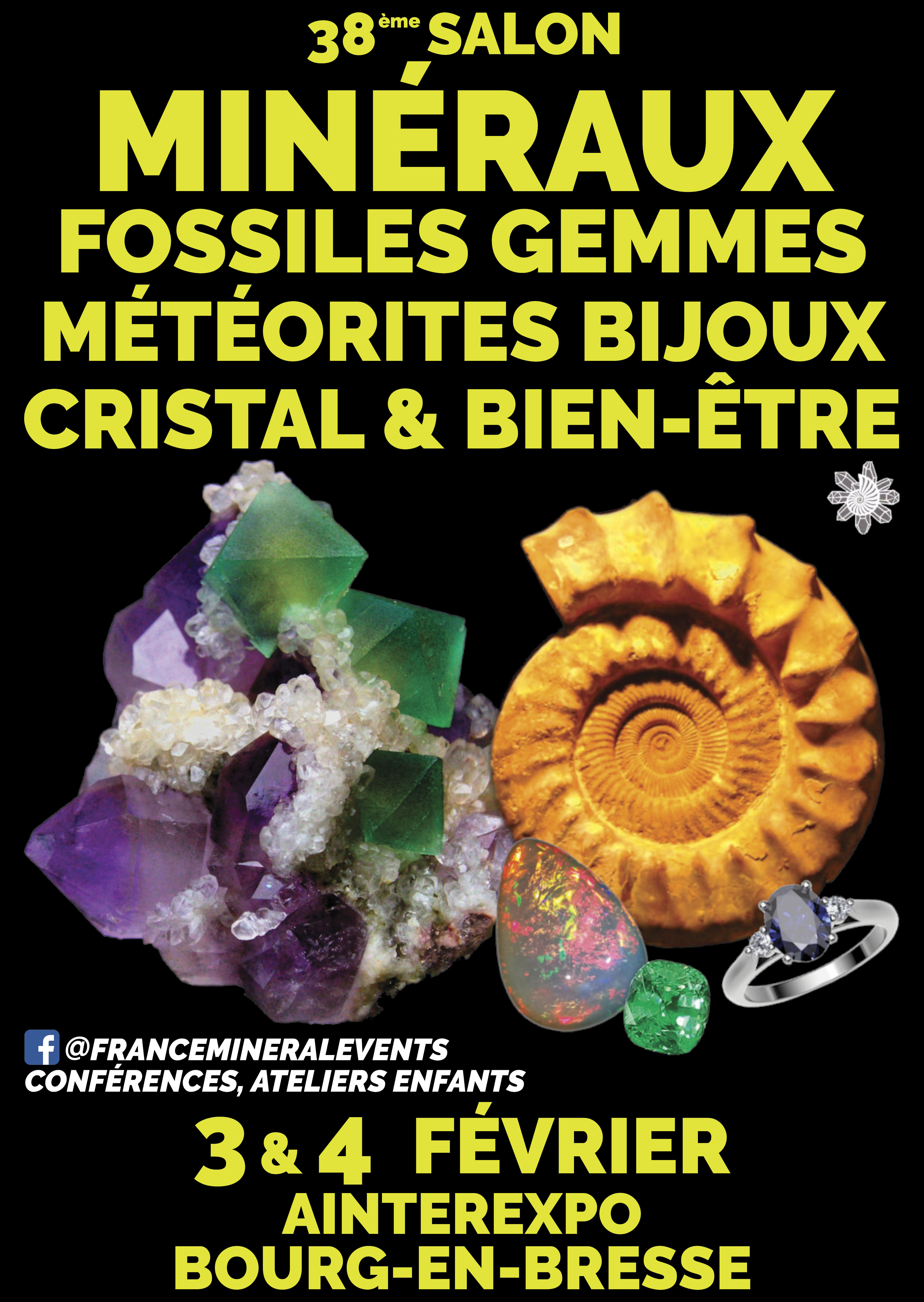 38ème Salon MinéralEvent Bourg-en-Bresse