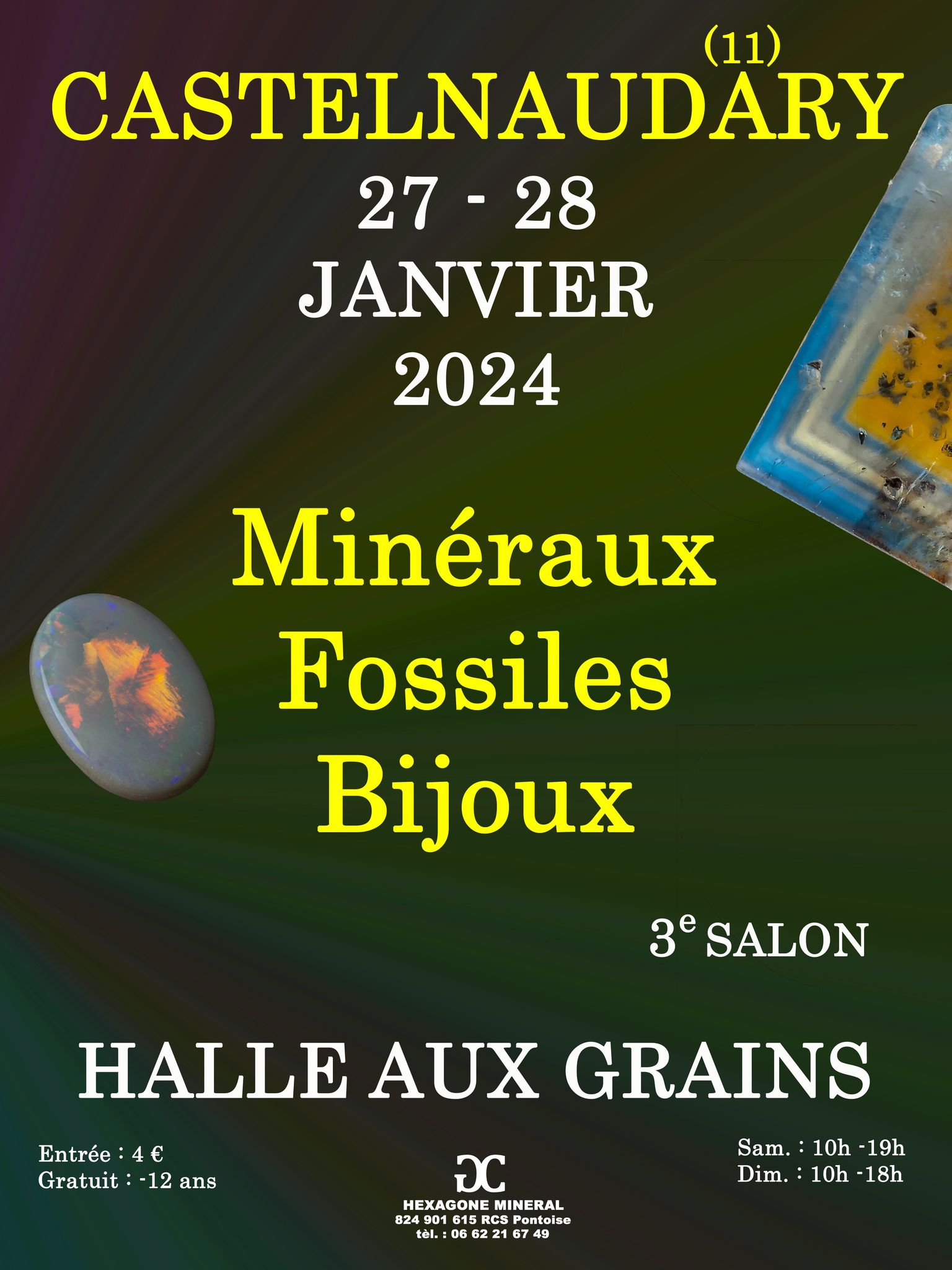 5e SALON MINERAUX FOSSILES BIJOUX
