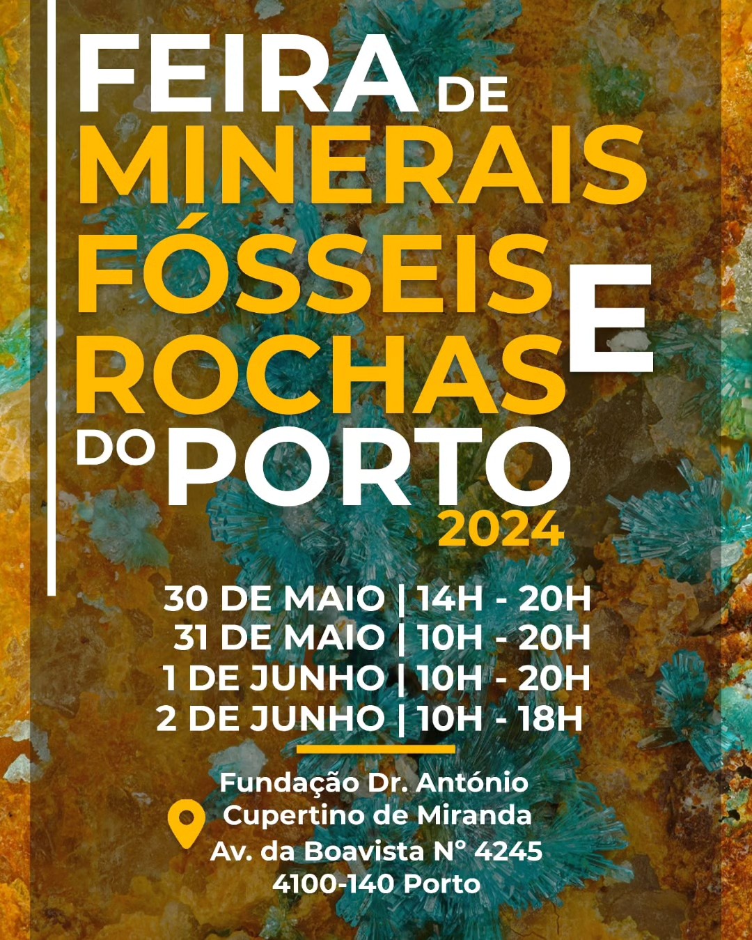 Foire aux minéraux, fossiles et roches à Porto