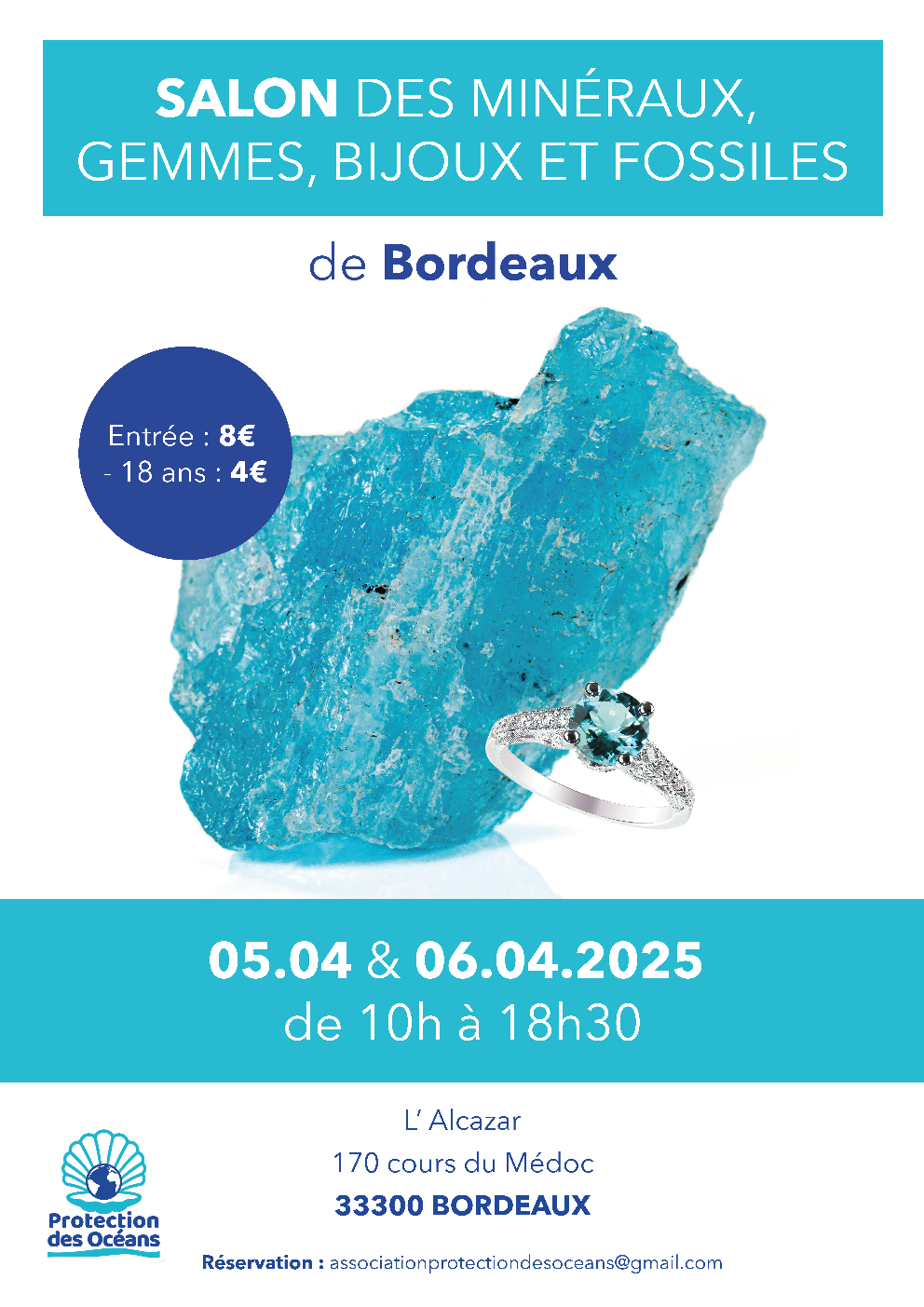 Salon des minéraux gemmes bijoux et fossiles