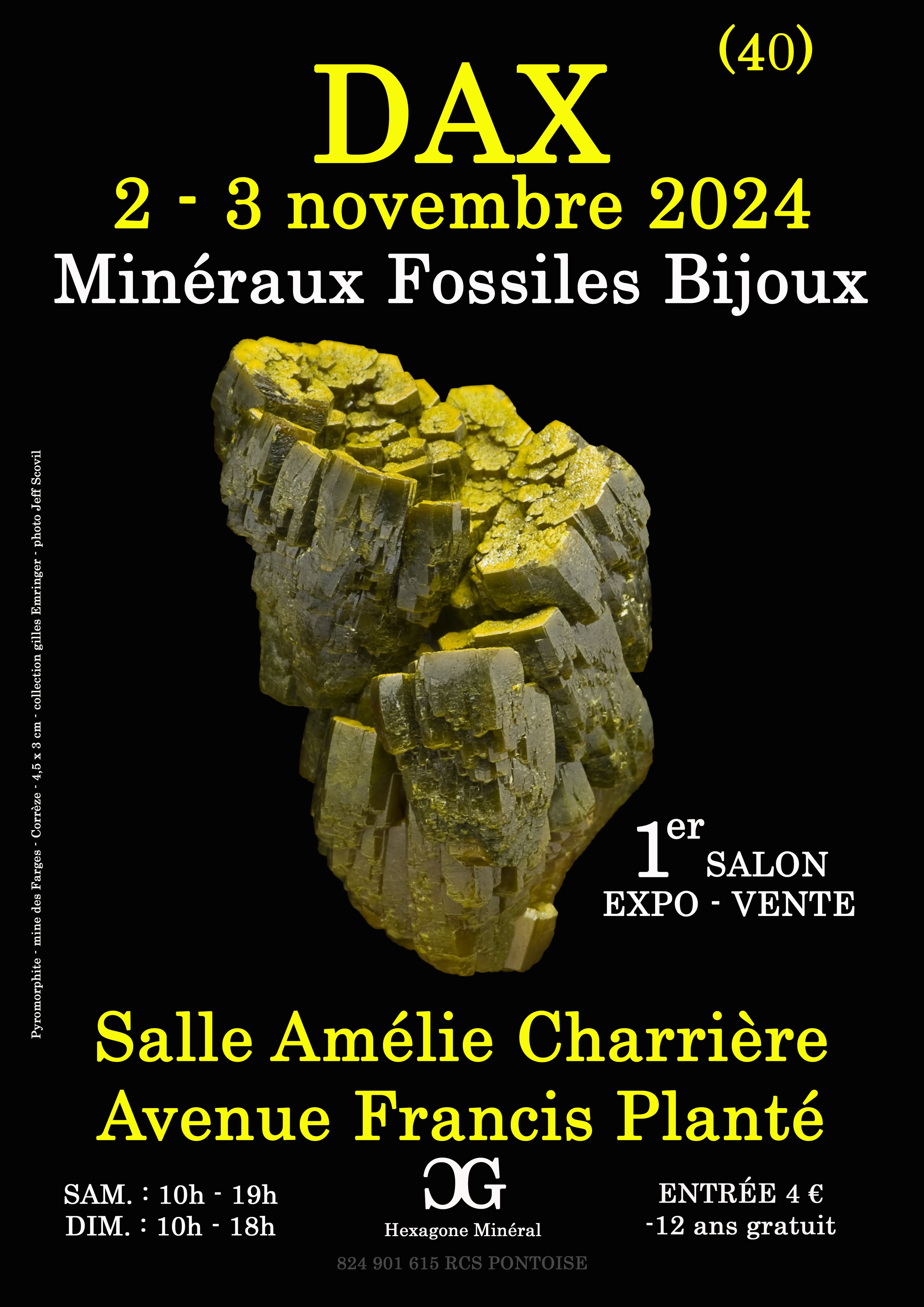 1er SALON MINERAUX FOSSILES BIJOUX de DAX