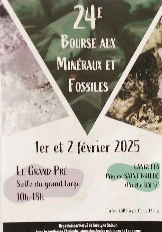 24ème Salon de minéraux, bijoux et fossiles