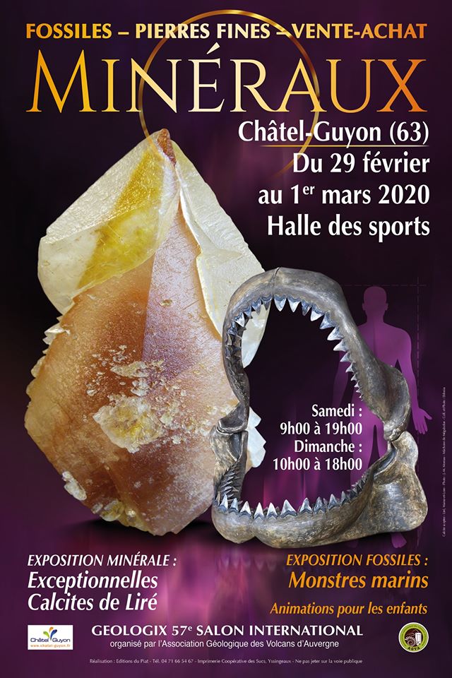 57ième Géologic salon des minéraux, fossiles et pierres précieuses