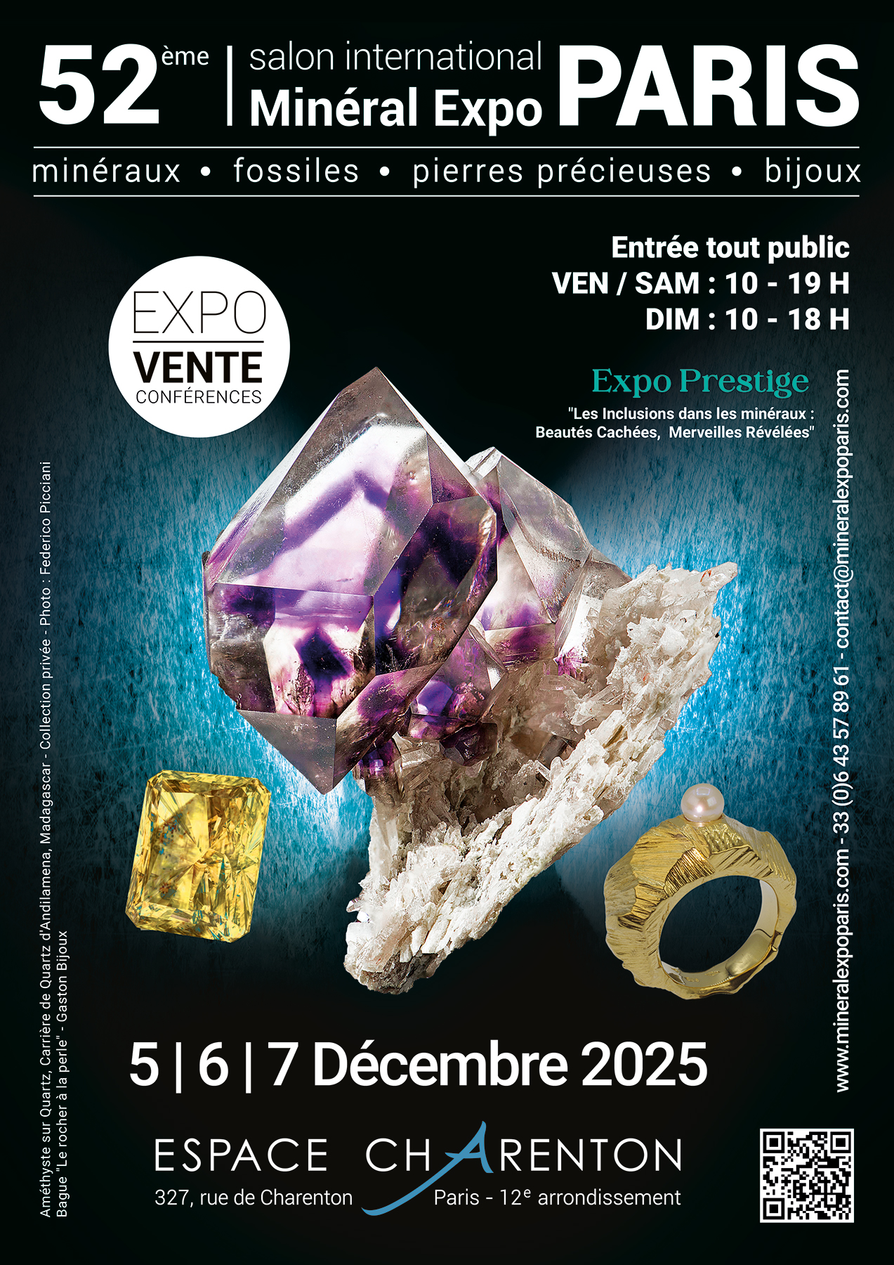 52ème édition du Salon Minéral Expo Paris