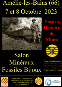 13. Ausstellung für Mineralogie und Paläontologie in Amélie-les-Bains