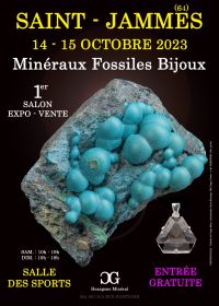 1. SCHMUCKAUSSTELLUNG FÜR FOSSILE MINERALIEN in SAINT-JAMMES