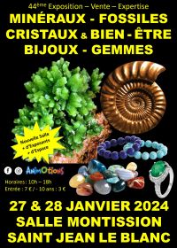 Ausstellung für Mineralien, Fossilien, Edelsteine, Kristalle und Wellness-Designerschmuck