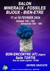 Mineralien, Fossilien, Designerschmuck und Wellnessmesse.