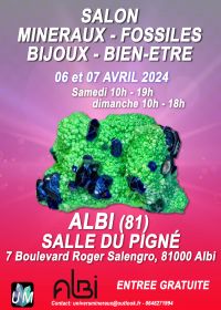 Mineralien, Fossilien, Designerschmuck und Wellnessmesse.