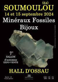 7. SCHMUCKAUSSTELLUNG FÜR FOSSILE MINERALIEN in SOUMOULOU