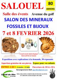 Mineralien-, Fossilien- und Schmuckmesse in Salouel