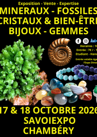 7. Mineralien-, Fossilien- und Kristallmesse