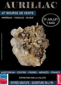41. Mineralien-, Fossilien- und Schmuckbörse in Aurillac