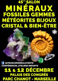 45. Mineral Fair Event Marseille - Mineralien, Fossilien, Edelsteine, Schmuck, Kristall & Wohlbefinden