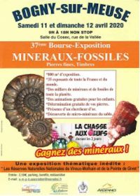 37. Börsenausstellung fossile Mineralien feine Stein Briefmarken