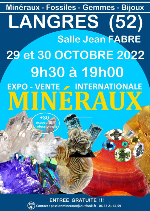 Internationale Verkaufsmesse für Mineralien