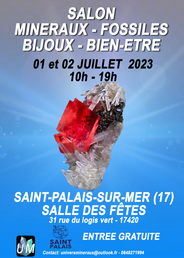 Mineralien, Fossilien, Designerschmuck und Wellnessmesse.