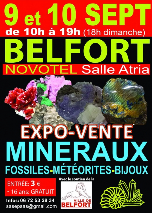 Messe für fossile Mineralien und Schmuck