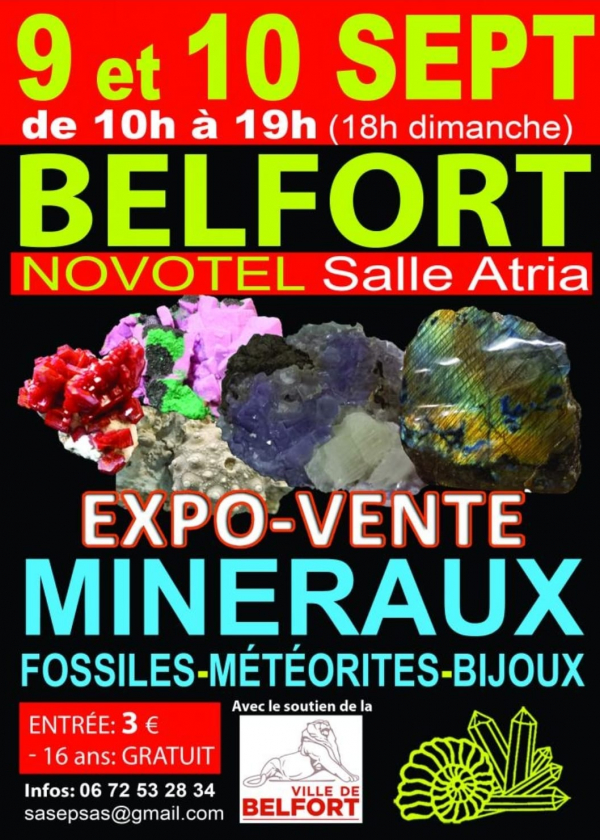 Messe für fossile Mineralien und Schmuck
