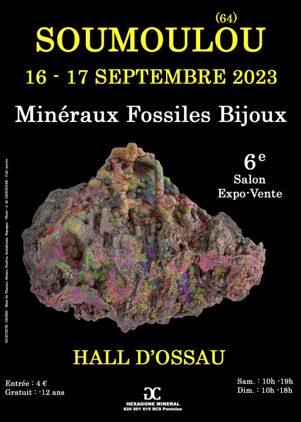 6. Herbstmesse für Schmuck und fossile Mineralien in Soumoulou