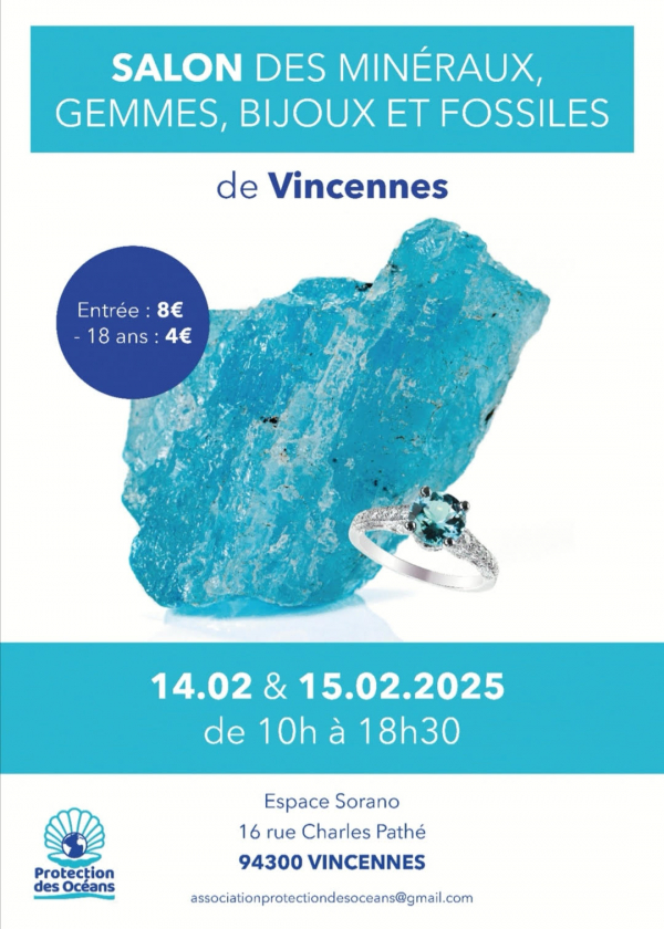 Messe für Mineralien, Edelsteine, Schmuck und Fossilien