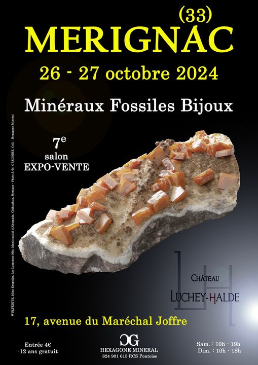 7. SCHMUCKSCHAU FÜR FOSSILE MINERALIEN in MERIGNAC
