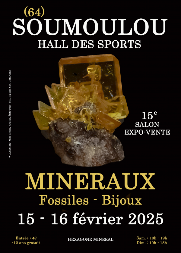 15. Schmuckmesse für Mineralfossilien in Soumoulou