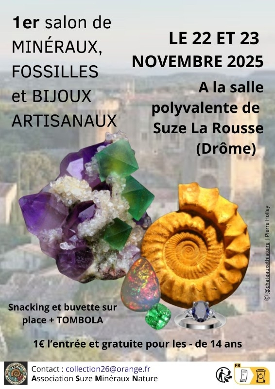 Börse für Mineralien, Fossilien und handgefertigten Schmuck