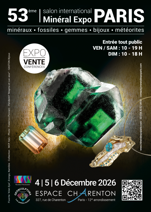 Mineralienausstellung Paris – 53. Ausgabe