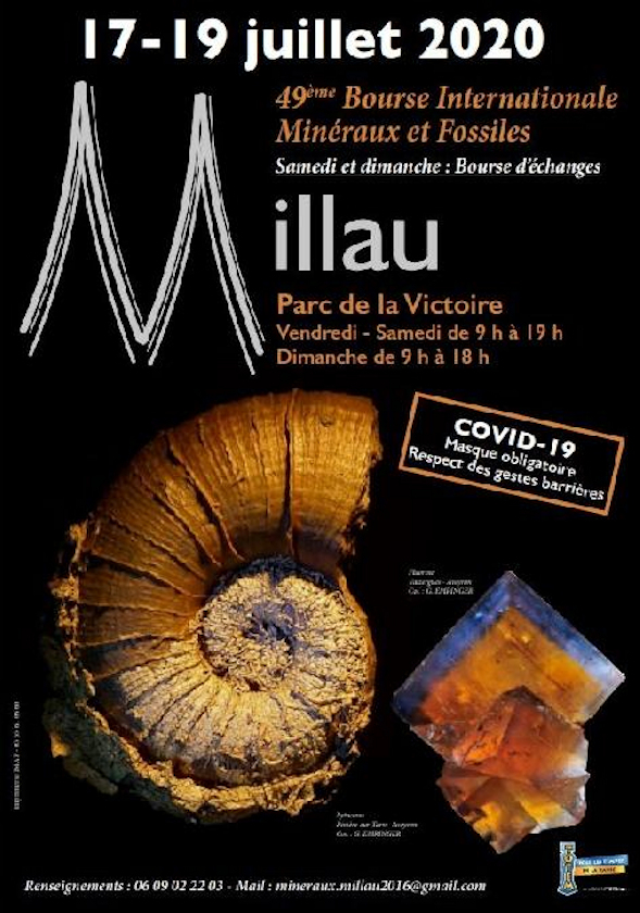 Fossil Minerals Exchange und Millau 2020 Exchange