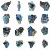 Azurit-Malachit-Scheibe für Mineralien-Sammlung