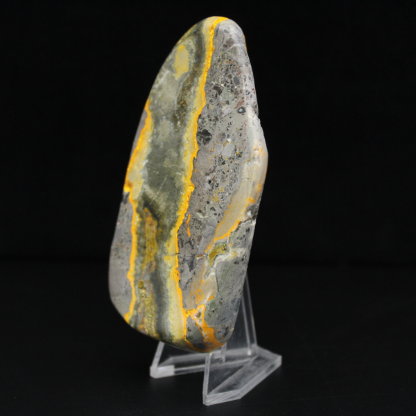 Glatter Steinjaspis Hummel-Naturornament