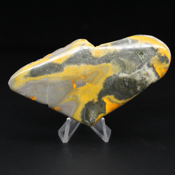 Polierte Jasper Bumblebee Mikromünze