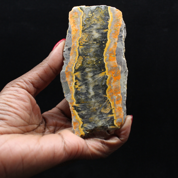 Bumblebee Jasper-Scheibe - Sedimentrelief