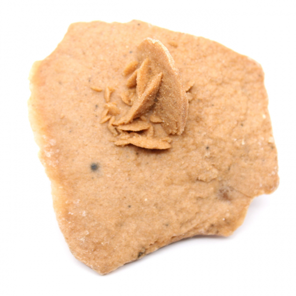 Kleine Wüstenrose Marokkos: natürliches geologisches Fragment