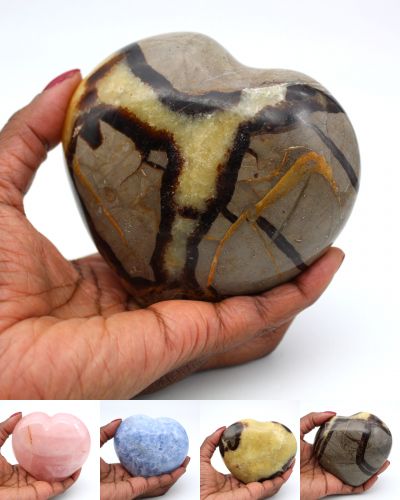 Mineralische Herzen Madagaskar collection Dezember 2022
