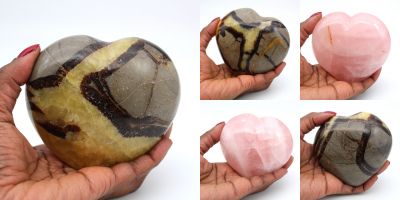 Mineralische Herzen Madagaskar collection Dezember 2022
