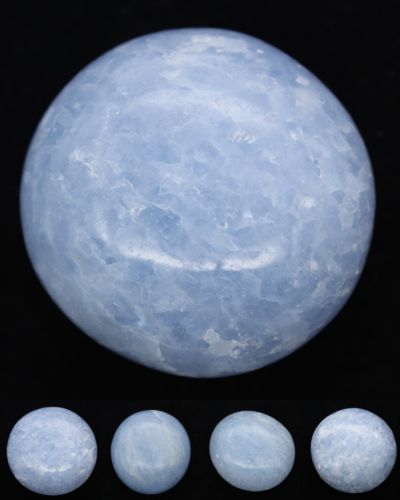 Blaue Calcit-Kiesel Madagaskar collection Februar 2023