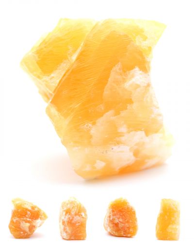Orangencalcit Mexiko collection Oktober 2023