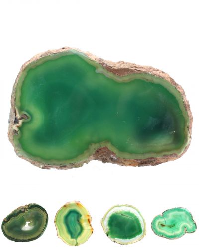 Grüner Achat Brasilien collection März 2026