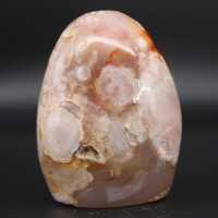 Natural flower agate for ornament