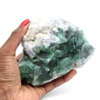Natürlicher Fluorit aus Madagaskar kristallisiert