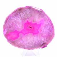 Scheibe rosa Achat aus Brasilien
