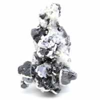 Sphalerit-Kalzit und natürlicher Bleiglanz