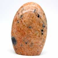 Orange calcit polierter stein