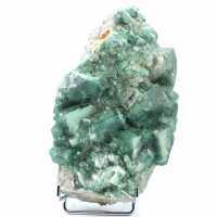 Rohe natürliche grüne fluoritkristalle