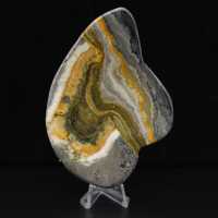 Polierter Hummeljaspis – Gesteinskunde